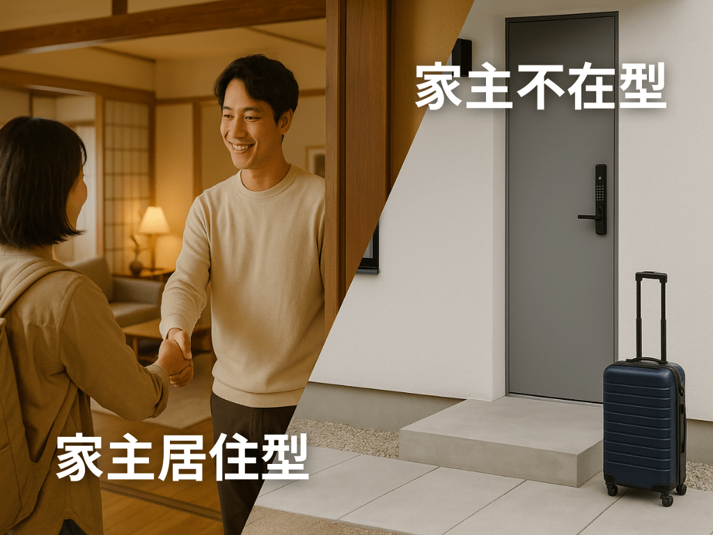 家主居住型・不在型