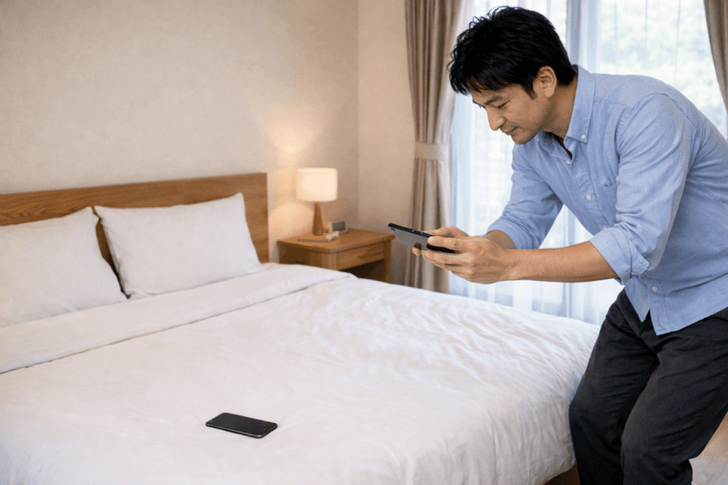 忘れ物を発見した直後の対応