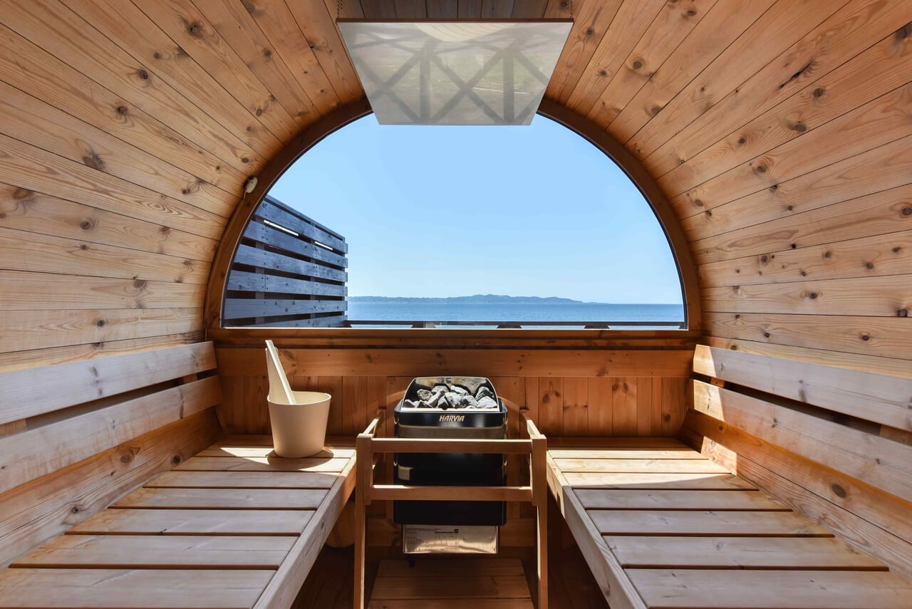 OceanFrontReshipの海が見えるバレるサウナ