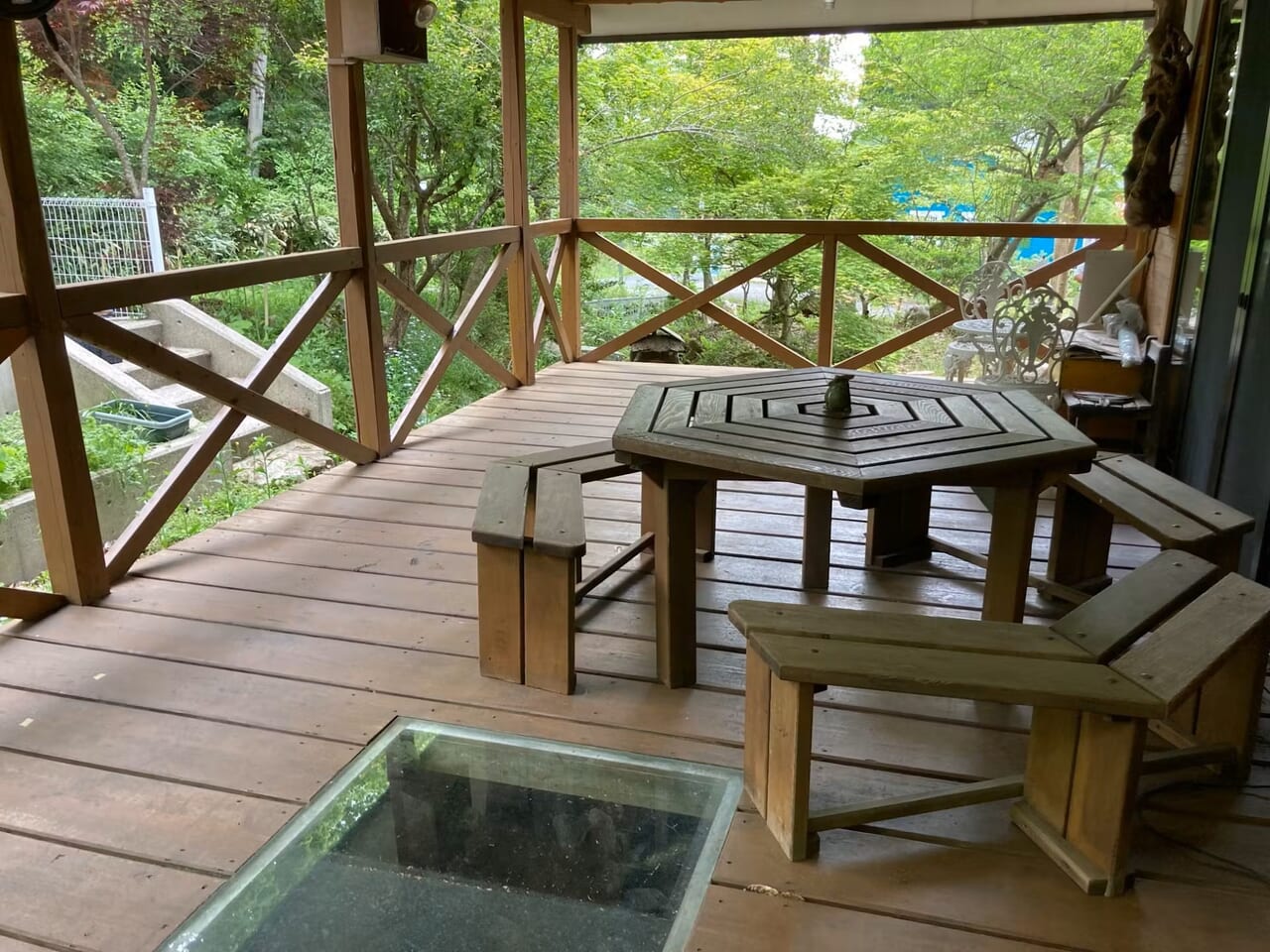 屋根付きテラス